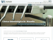 Tablet Screenshot of drrisueno.com